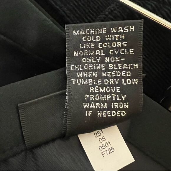 Behnaz Sarafpour for Target Black Velvet and Satin Stripe Circle Skirt, Large - Picture 7 of 10